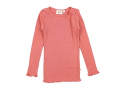 Wheat faded rose rib t-shirt Reese